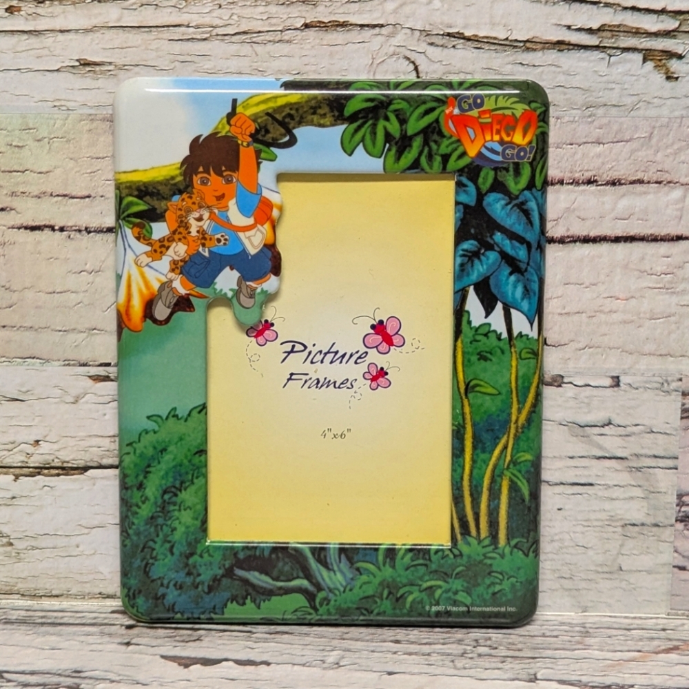 Go Diego Go! Photo Picture Frame 2007 Viacom International Inc for 4x6 Photo
